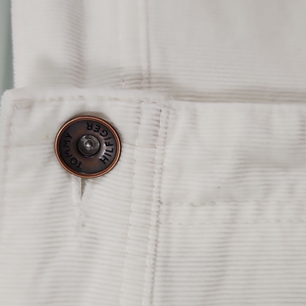 Tommy Hilfiger White Corduroy Mini Skirt - Picture 6 of 11